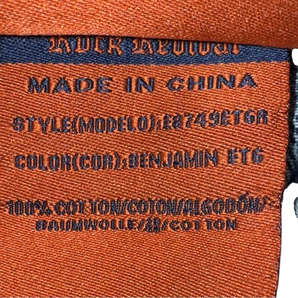 Rock Revival Men’s Benjamin Relaxed Straight Distressed Jeans 39”x31” - Picture 11 of 16